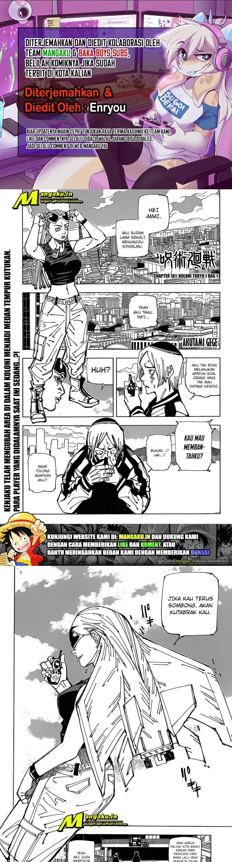 Jujutsu Kaisen Chapter 161