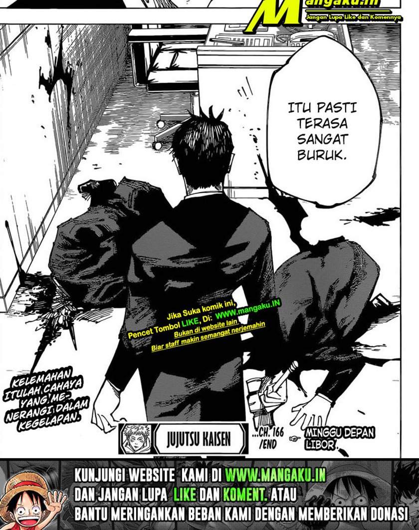 Jujutsu Kaisen Chapter 166