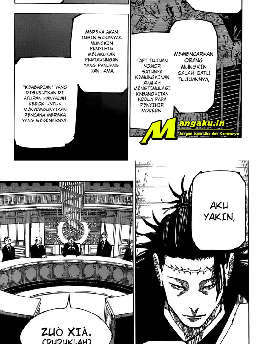 Jujutsu Kaisen Chapter 167