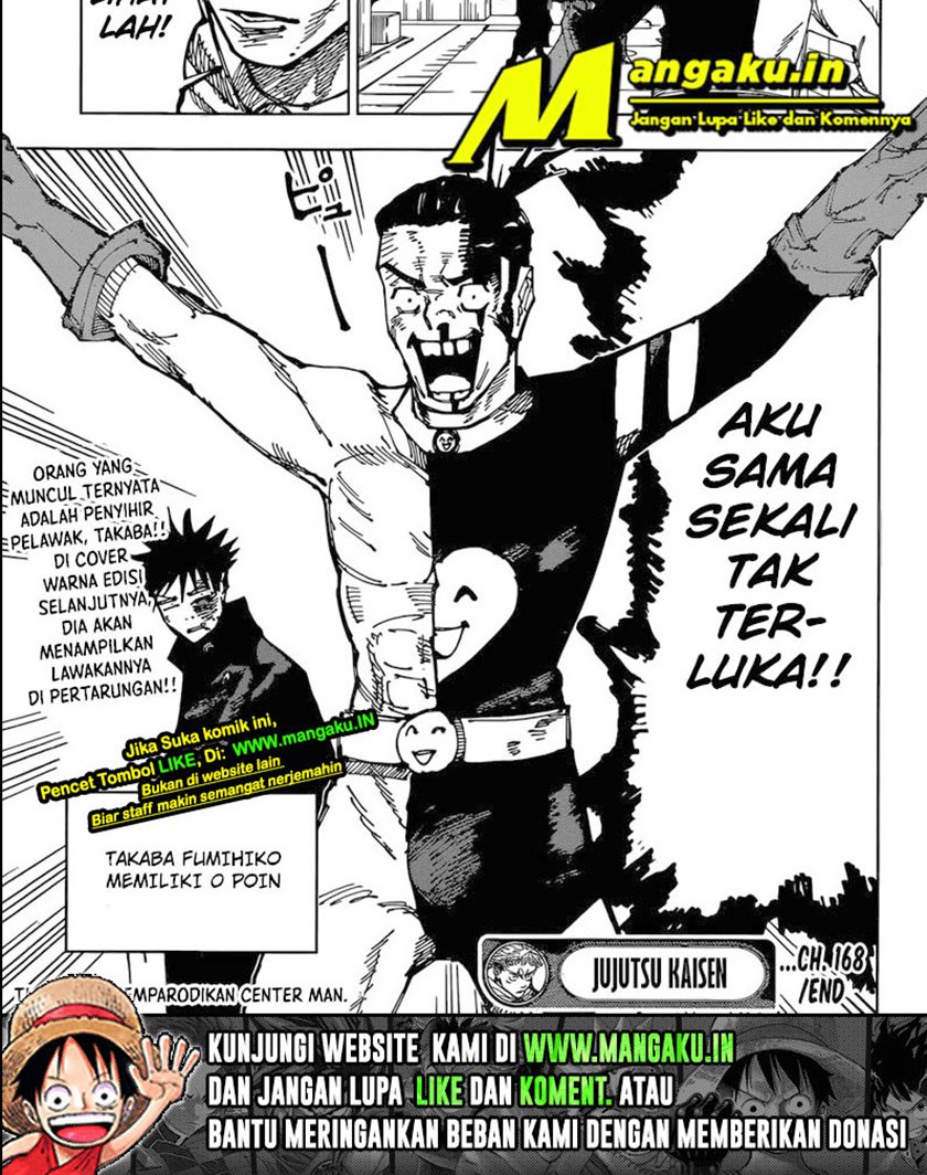 Jujutsu Kaisen Chapter 168