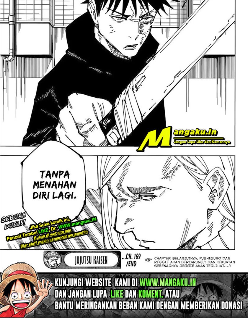 Jujutsu Kaisen Chapter 169