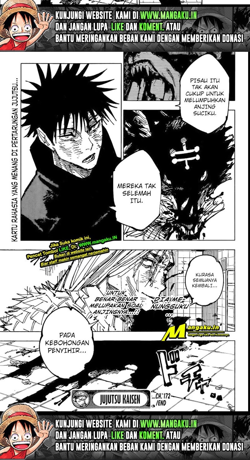 Jujutsu Kaisen Chapter 172