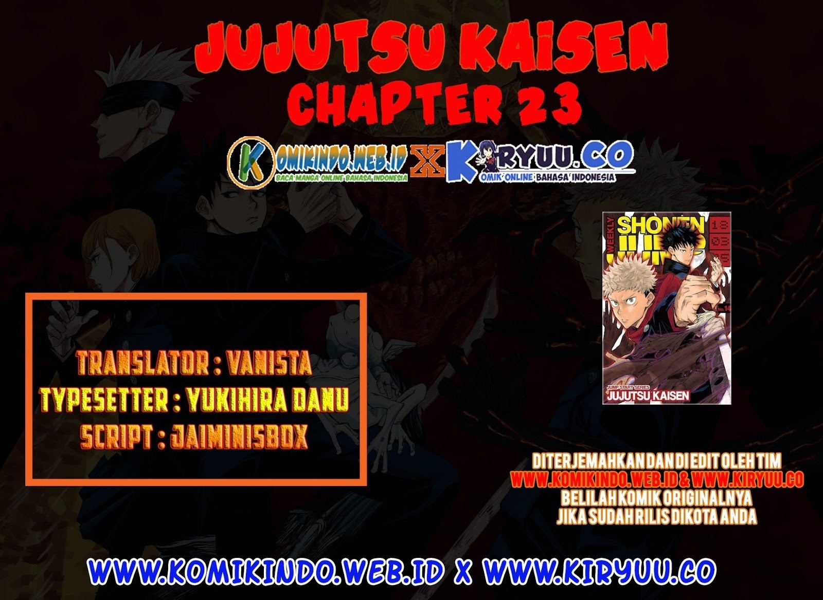 Jujutsu Kaisen Chapter 23