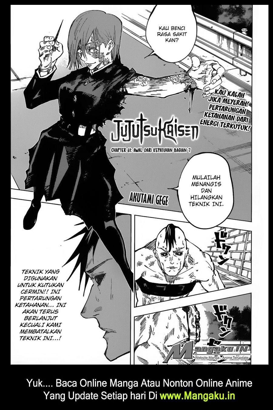 Jujutsu Kaisen Chapter 61