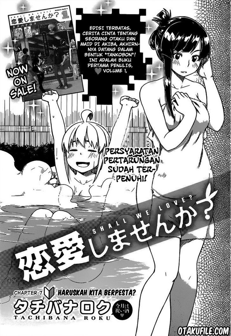 Renai Shimasen ka? Chapter 7