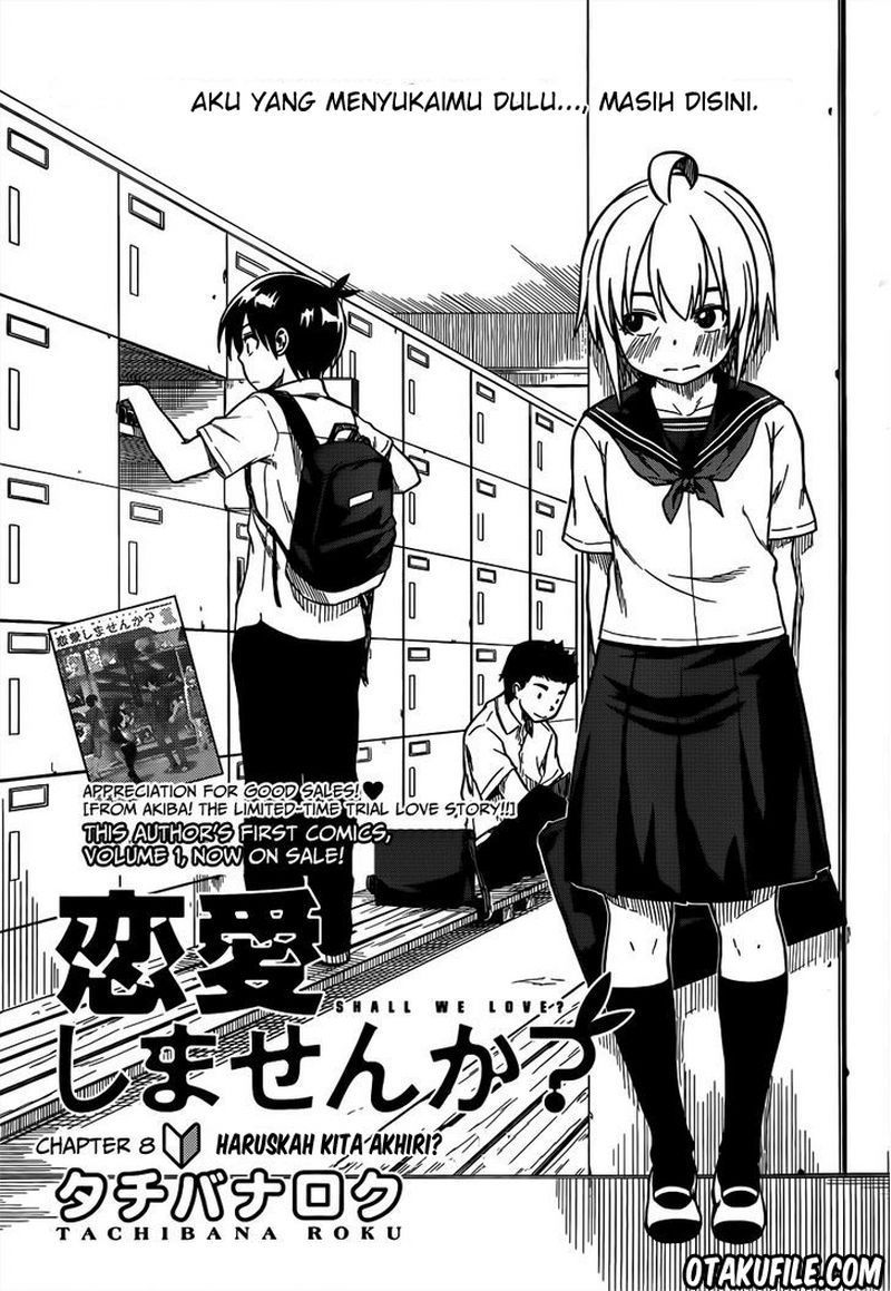 Renai Shimasen ka? Chapter 8