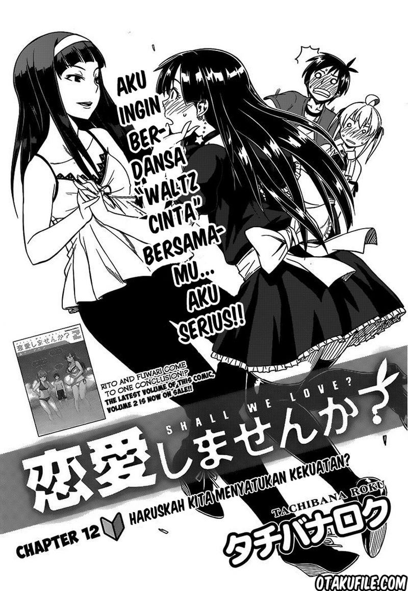 Renai Shimasen ka? Chapter 12