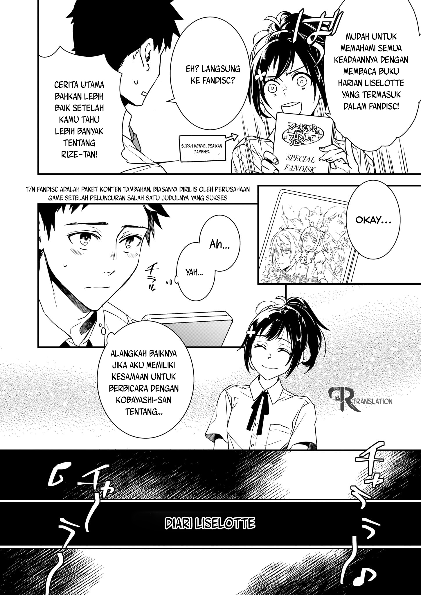 Tsundere Akuyaku Reijou Liselotte to Jikkyou no Endo-kun to Kaisetsu no Kobayashi-san Chapter 1