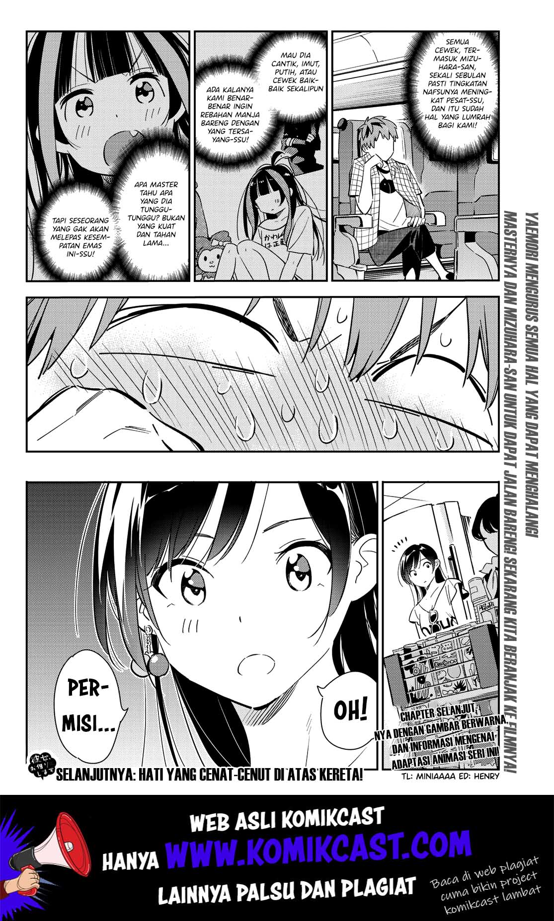 Kanojo, Okarishimasu Chapter 133