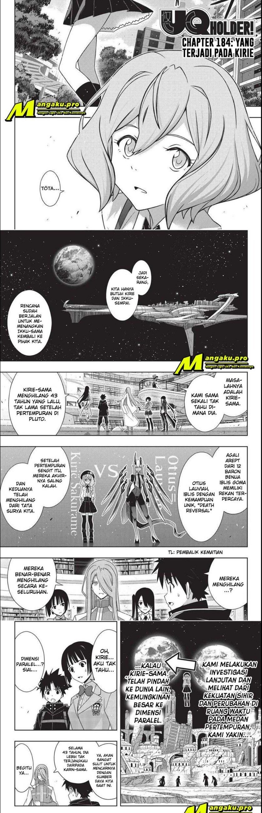 UQ Holder! Chapter 184