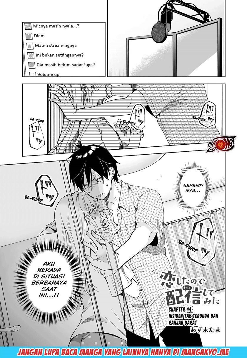 Koi Shita no de, Haishin Shite Mita Chapter 44