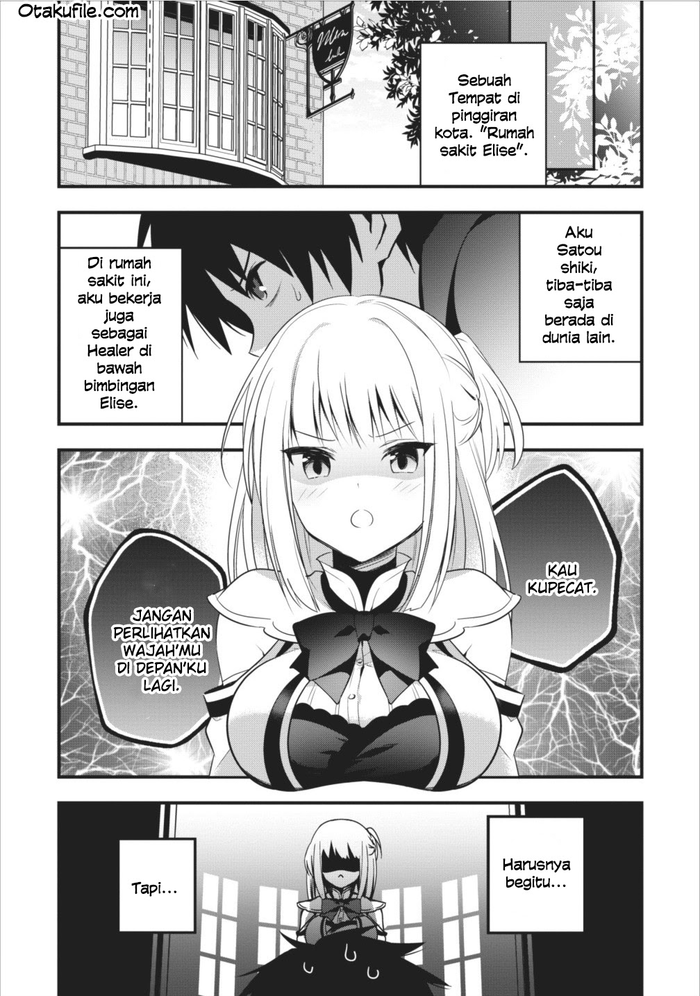 Isekai no Meikyuu Toshi de Chiyu Mahou Tsukai Yattemasu Chapter 1