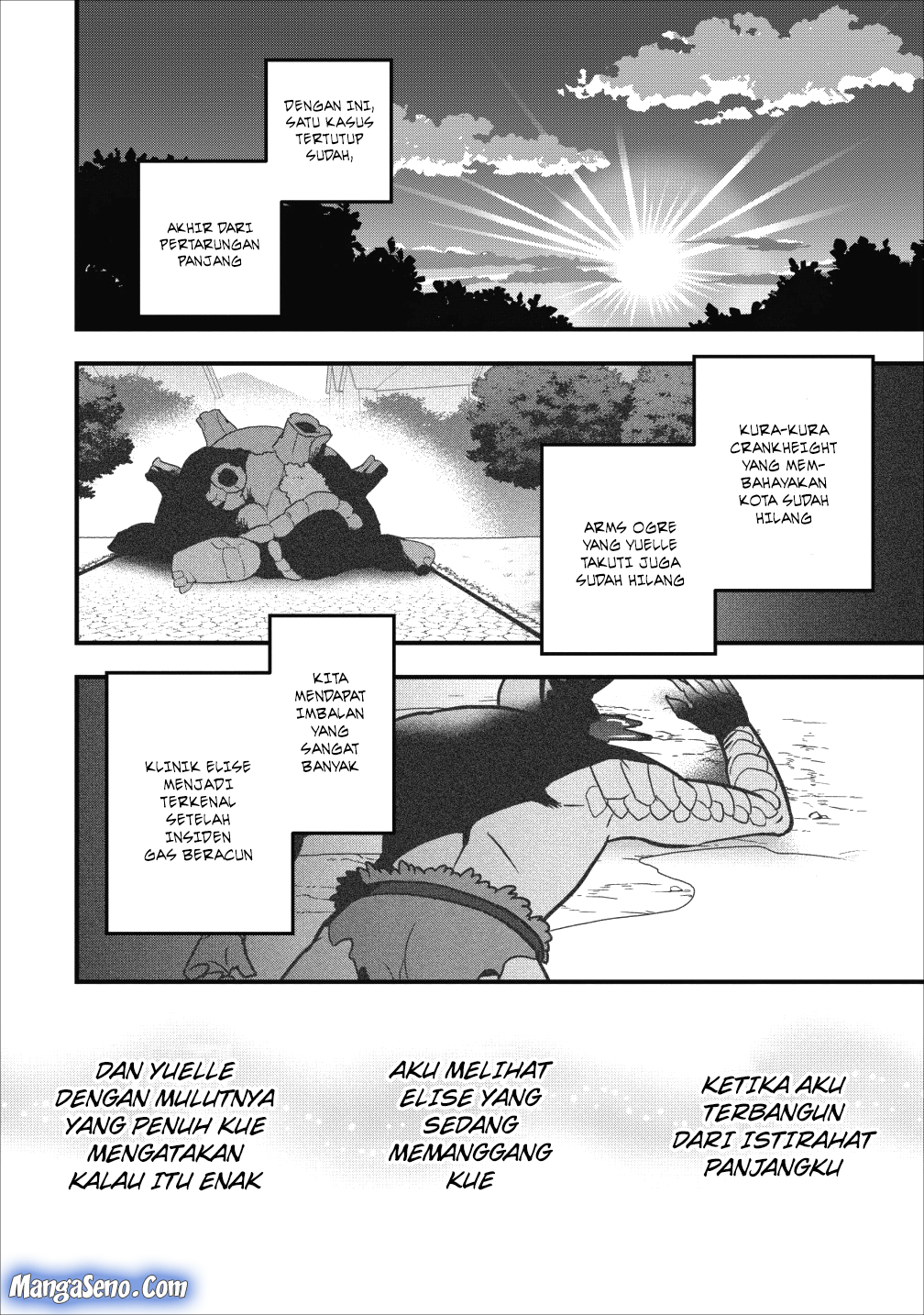 Isekai no Meikyuu Toshi de Chiyu Mahou Tsukai Yattemasu Chapter 10