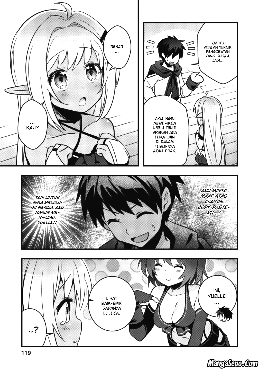 Isekai no Meikyuu Toshi de Chiyu Mahou Tsukai Yattemasu Chapter 4