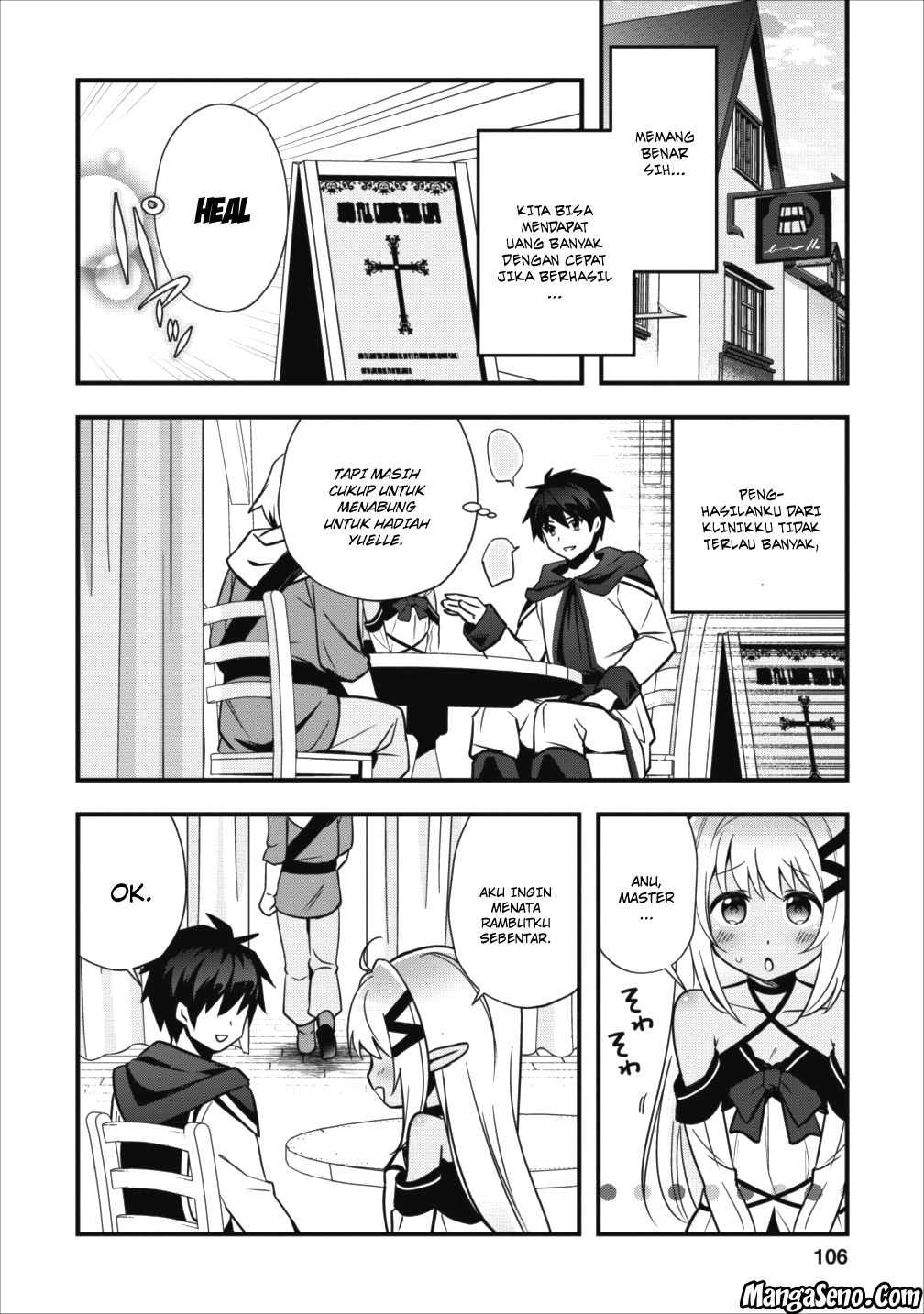 Isekai no Meikyuu Toshi de Chiyu Mahou Tsukai Yattemasu Chapter 4