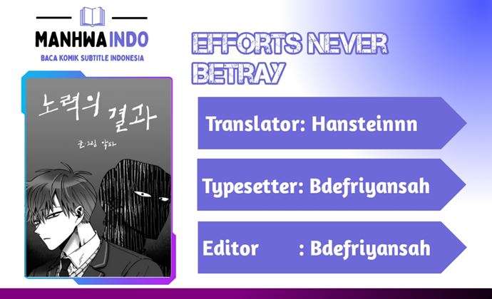 Efforts Never Betray Chapter 18