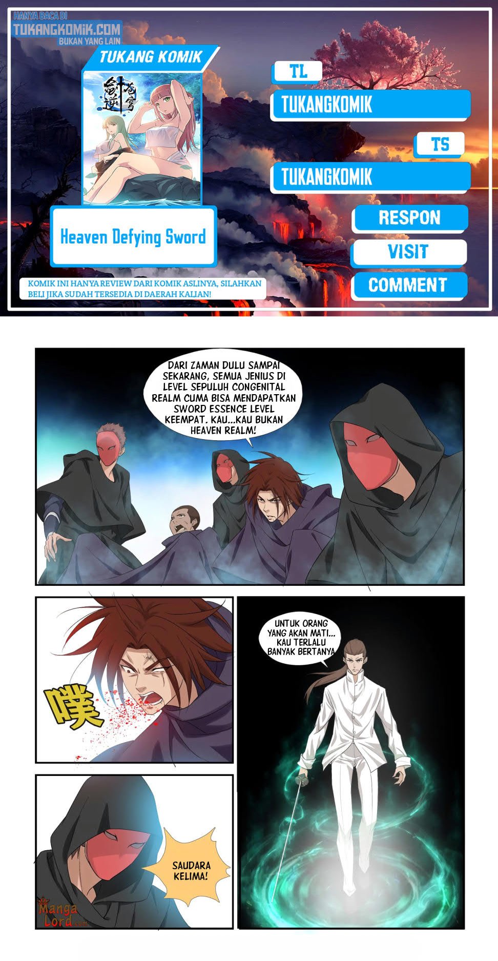 Heaven Defying Sword Chapter 286