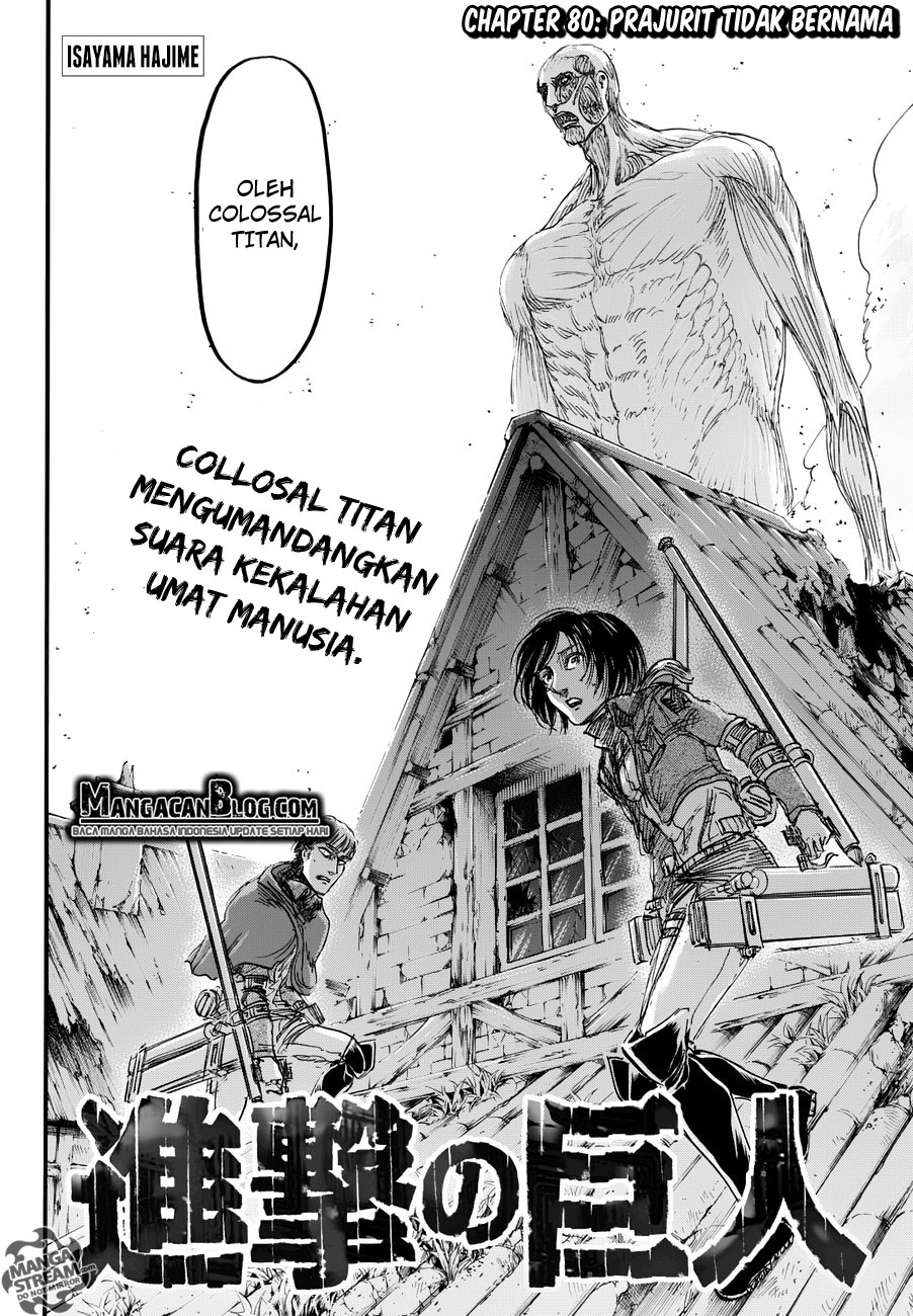 Shingeki no Kyojin Chapter 80