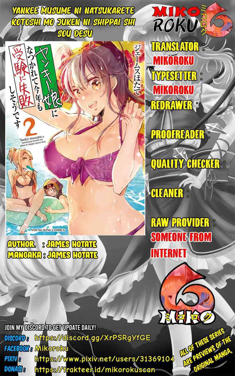 Yankee Musume ni Natsukarete Kotoshi mo Juken ni Shippai Shisou Desu Chapter 6