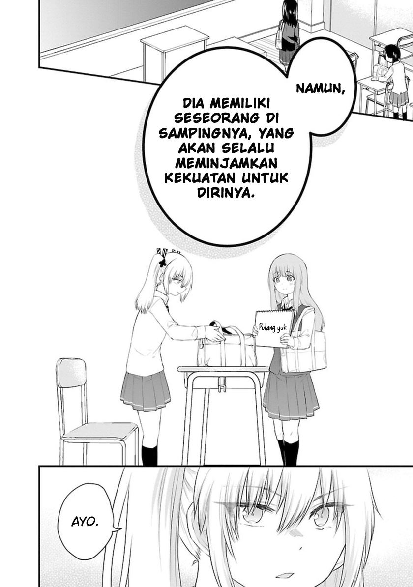 Koe ga dasenai Shoujo wa “Kanojo ga Yasashisugiru” to Omotte iru Chapter 42