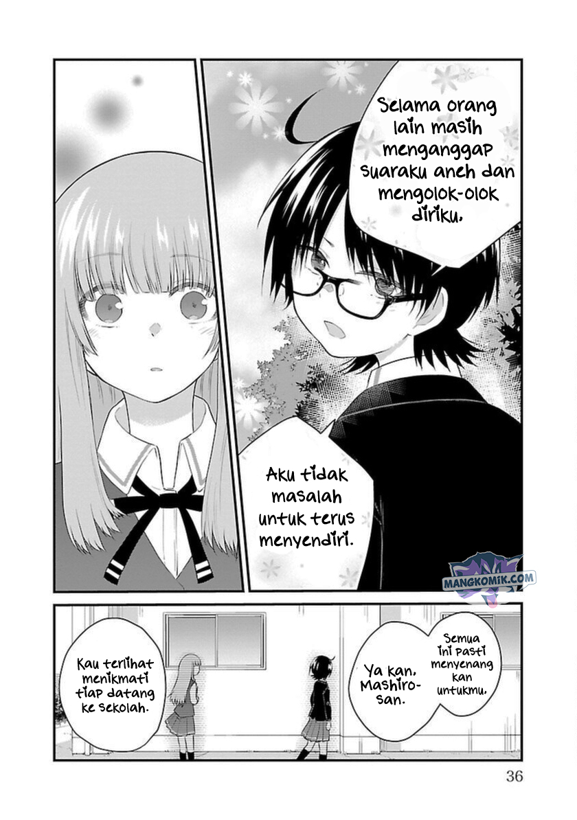 Koe ga dasenai Shoujo wa “Kanojo ga Yasashisugiru” to Omotte iru Chapter 45