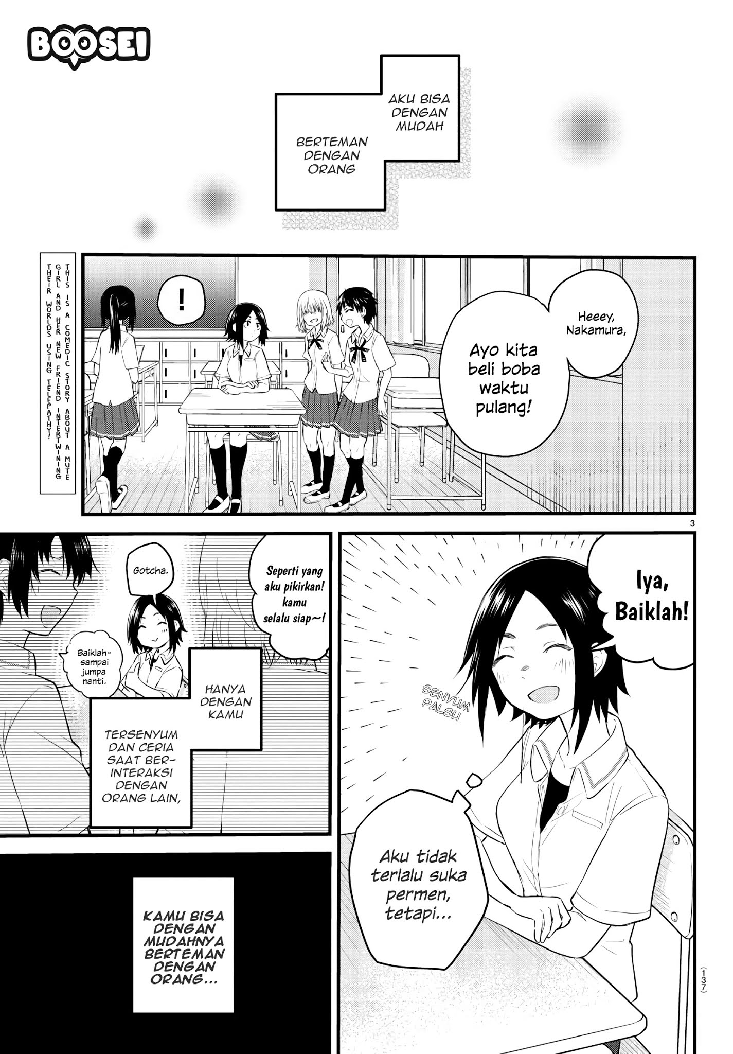 Koe ga dasenai Shoujo wa “Kanojo ga Yasashisugiru” to Omotte iru Chapter 9