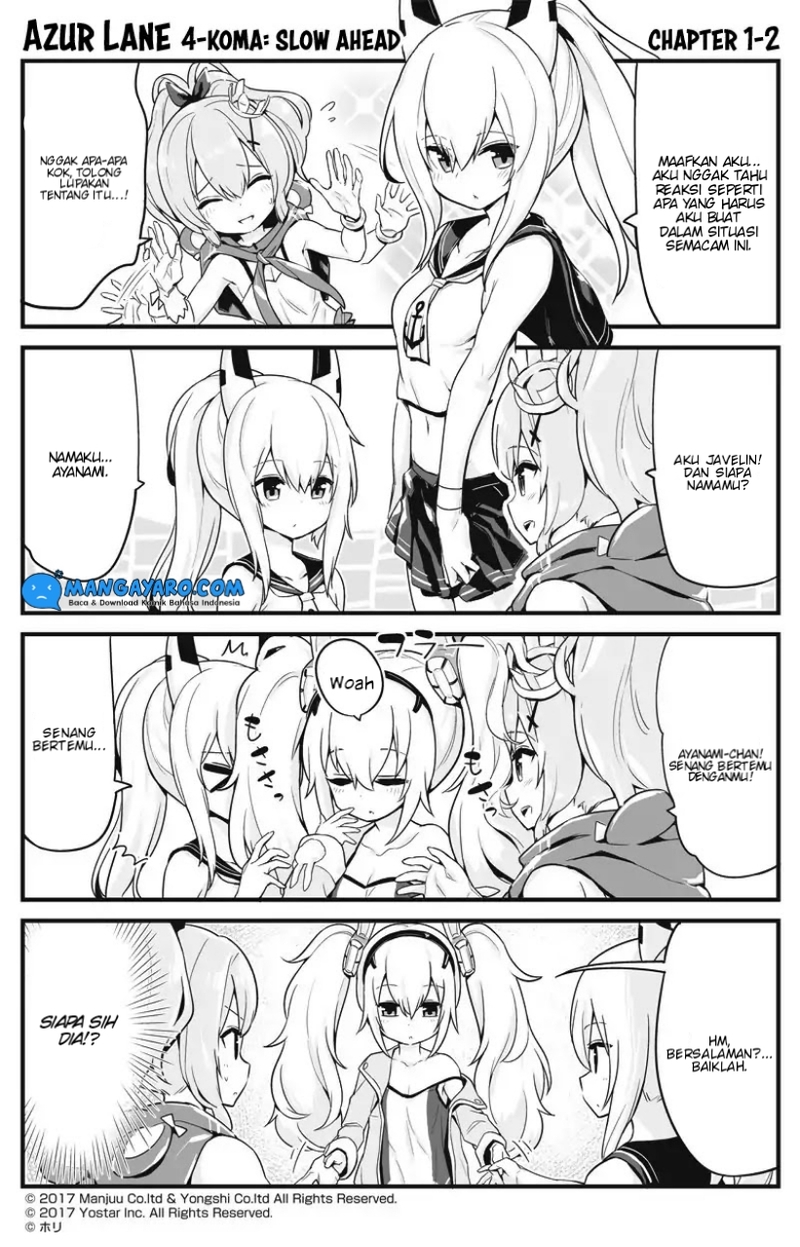 Azur Lane 4-koma: Slow Ahead! Chapter 0