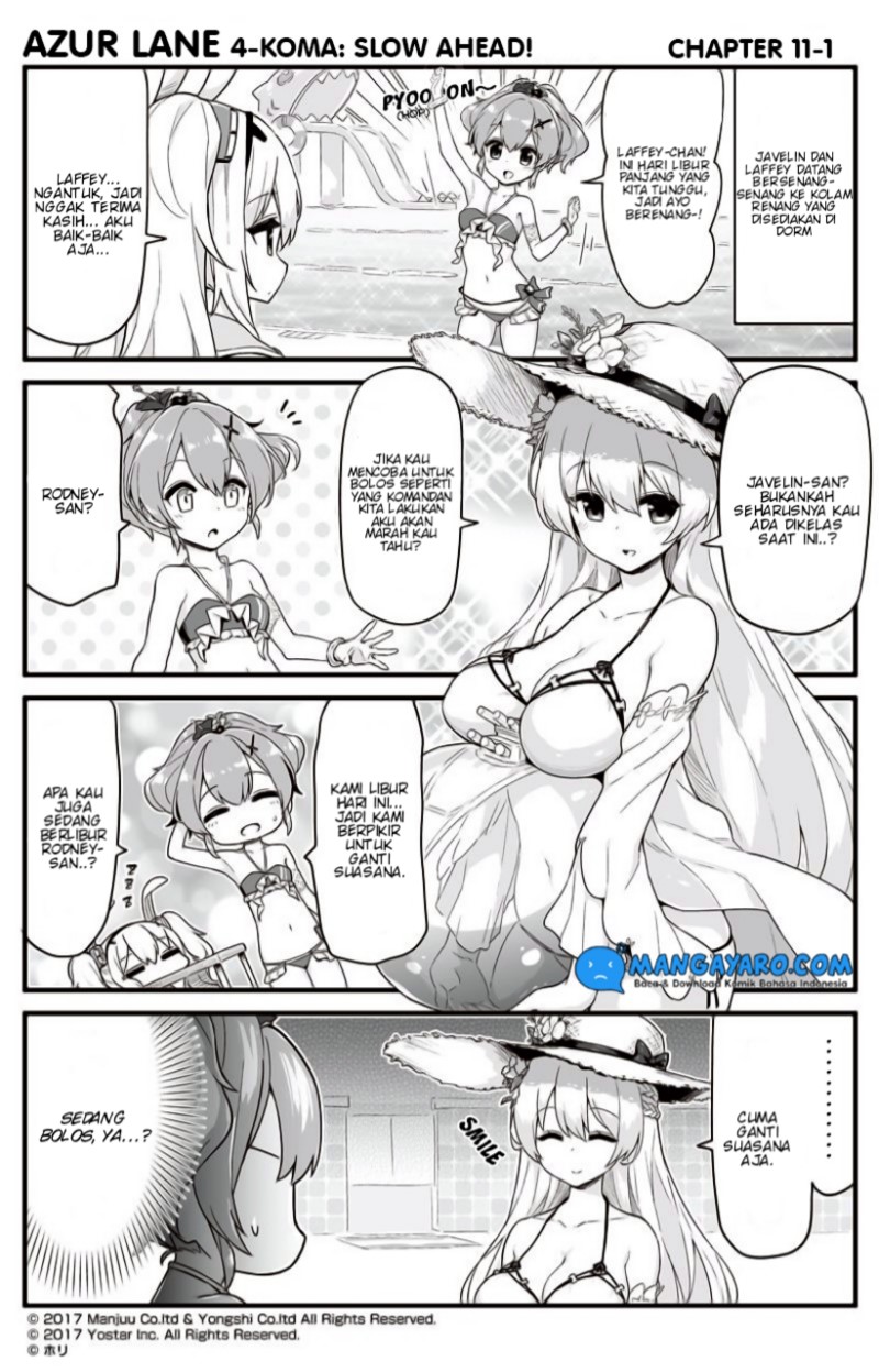 Azur Lane 4-koma: Slow Ahead! Chapter 11