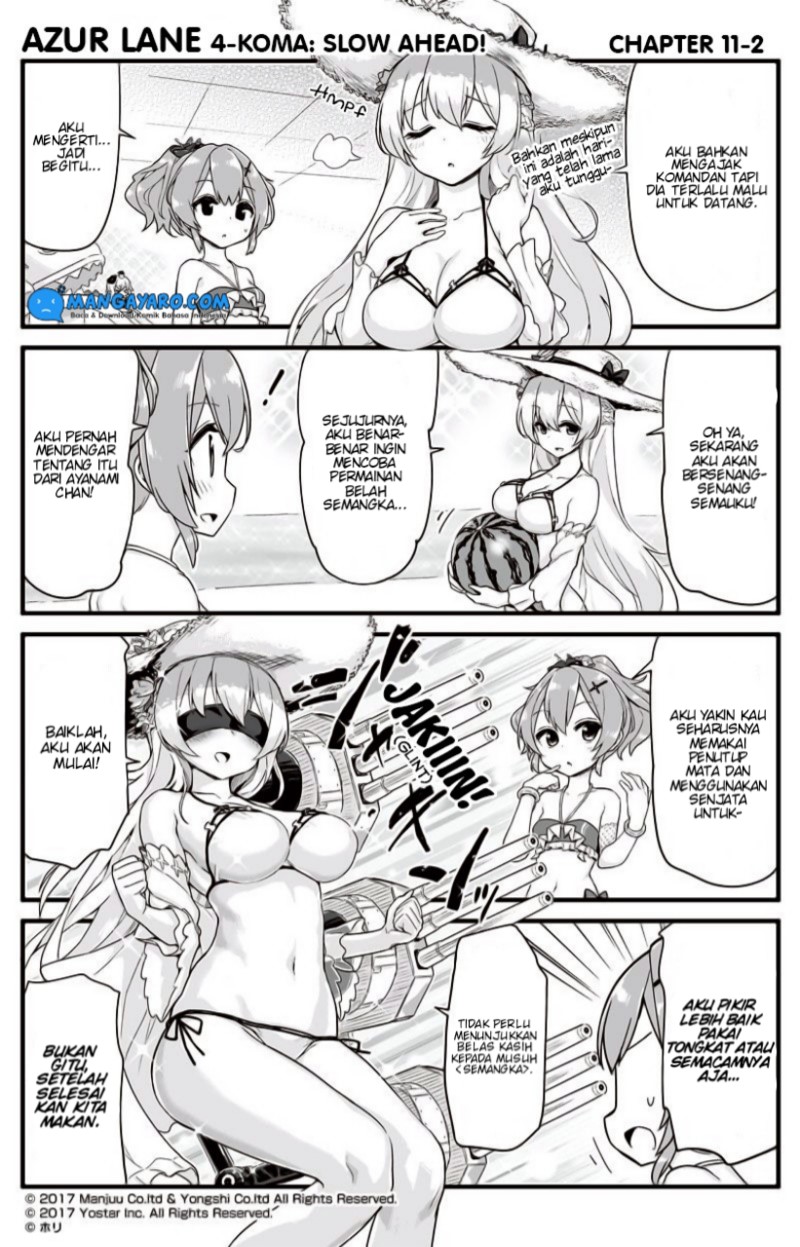 Azur Lane 4-koma: Slow Ahead! Chapter 11