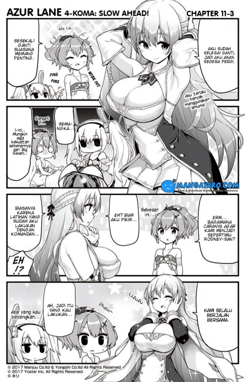 Azur Lane 4-koma: Slow Ahead! Chapter 11