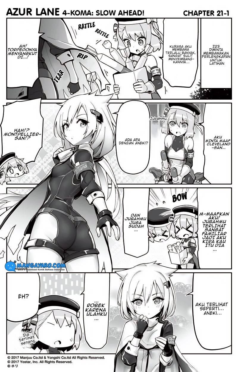 Azur Lane 4-koma: Slow Ahead! Chapter 21