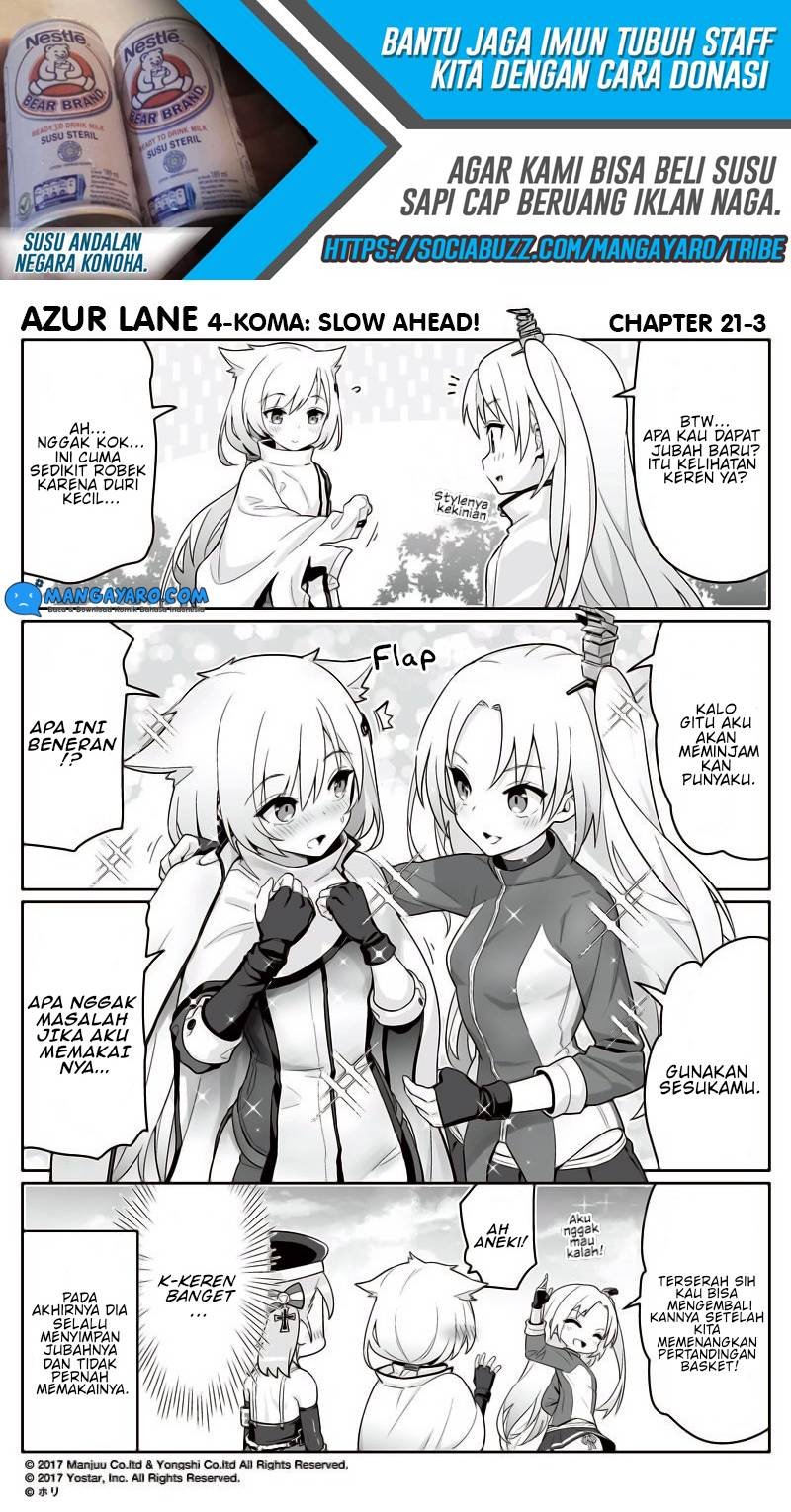 Azur Lane 4-koma: Slow Ahead! Chapter 21