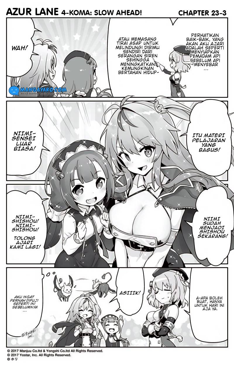 Azur Lane 4-koma: Slow Ahead! Chapter 23