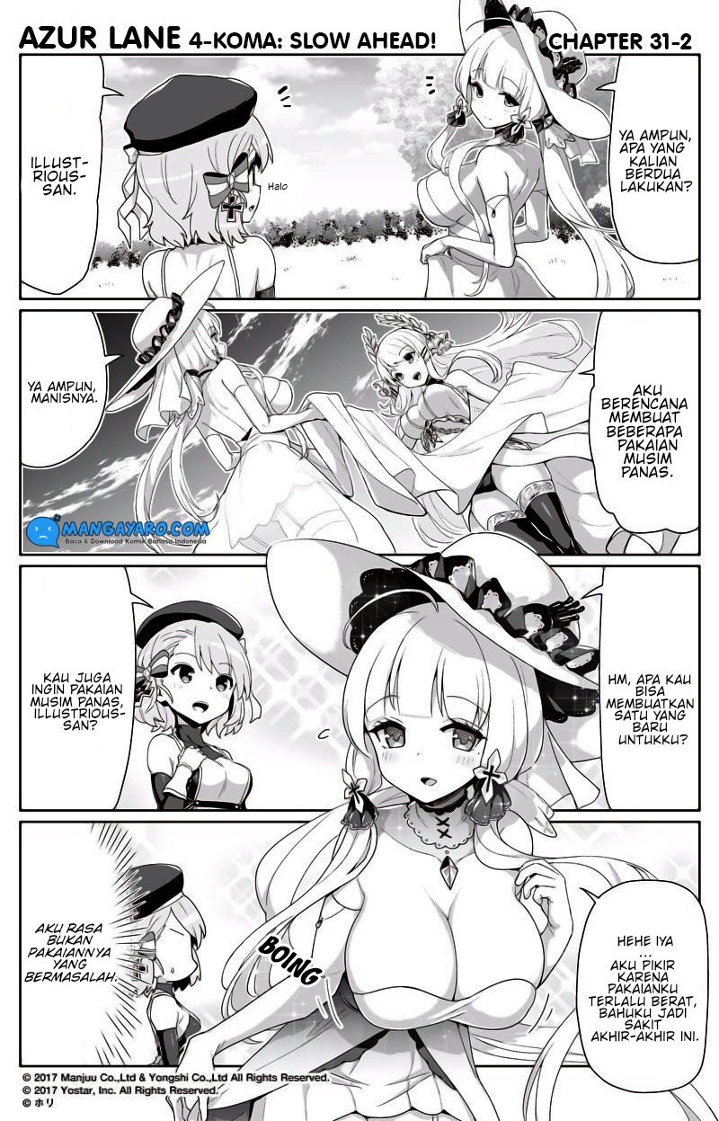 Azur Lane 4-koma: Slow Ahead! Chapter 31