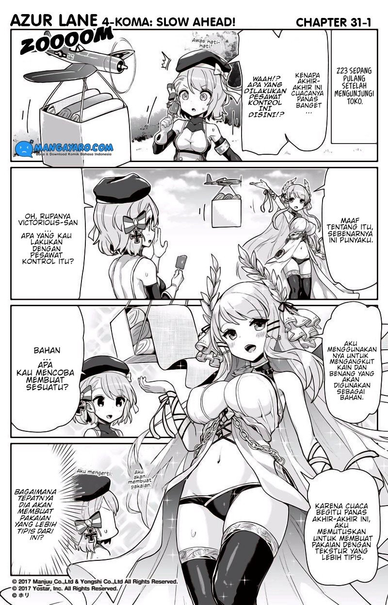 Azur Lane 4-koma: Slow Ahead! Chapter 31