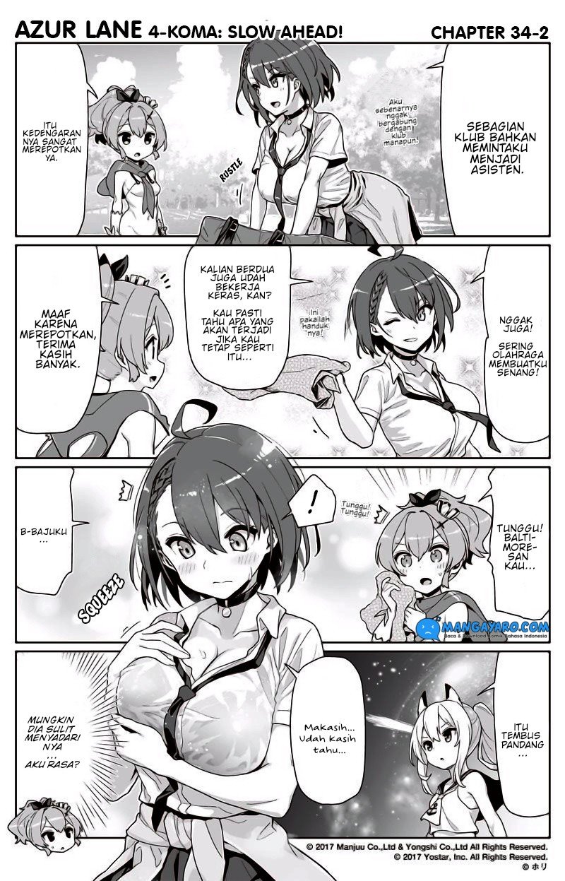 Azur Lane 4-koma: Slow Ahead! Chapter 33