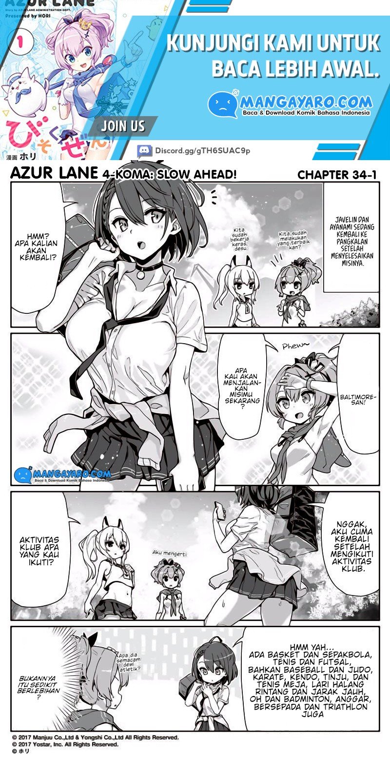 Azur Lane 4-koma: Slow Ahead! Chapter 33