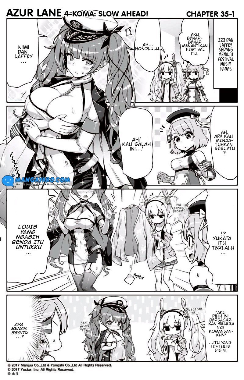 Azur Lane 4-koma: Slow Ahead! Chapter 35