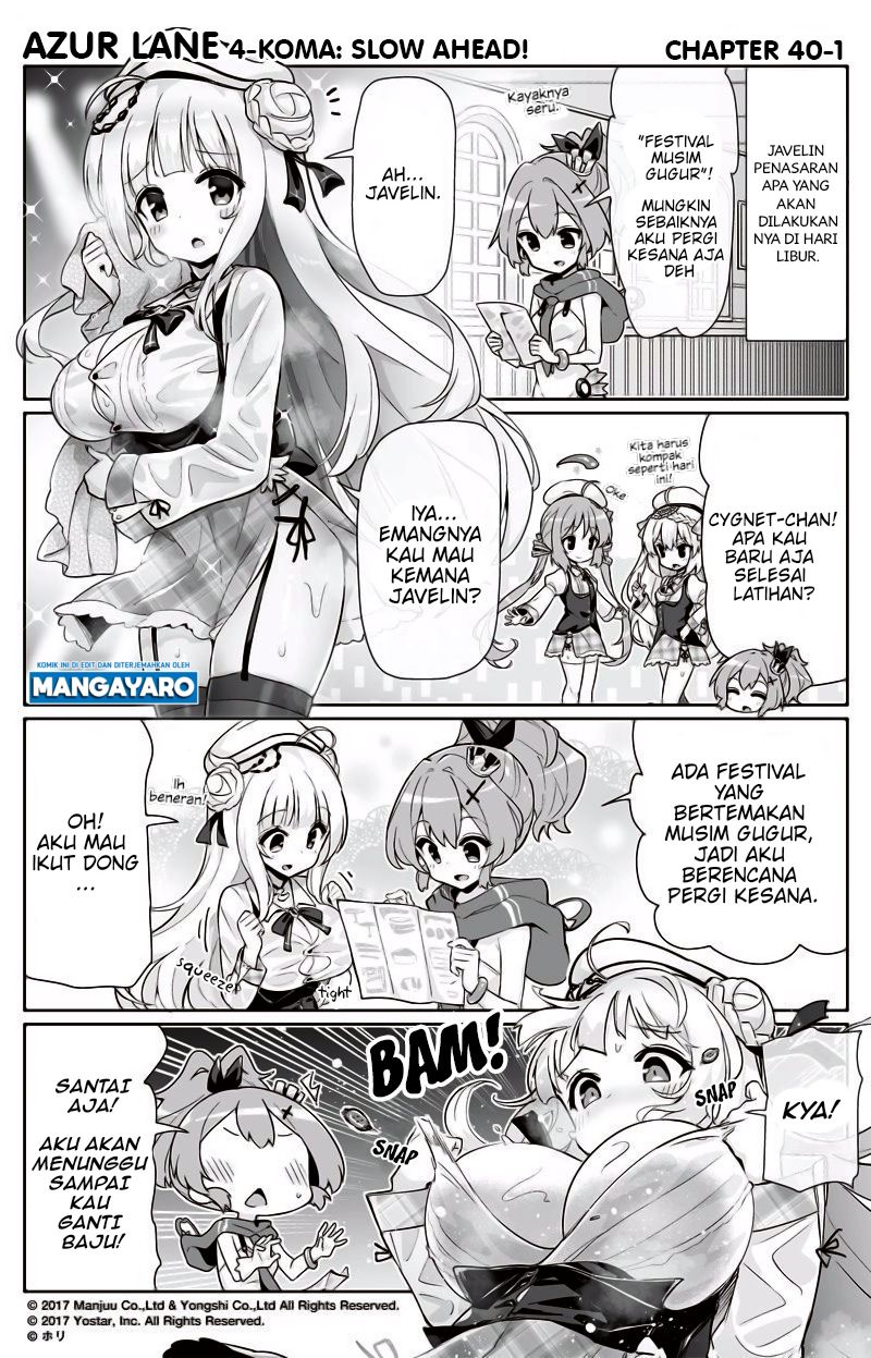 Azur Lane 4-koma: Slow Ahead! Chapter 39