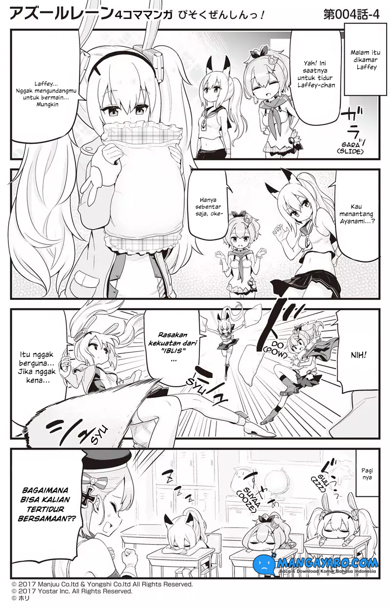 Azur Lane 4-koma: Slow Ahead! Chapter 4