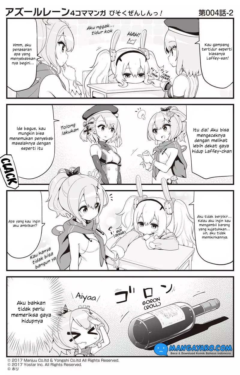 Azur Lane 4-koma: Slow Ahead! Chapter 4