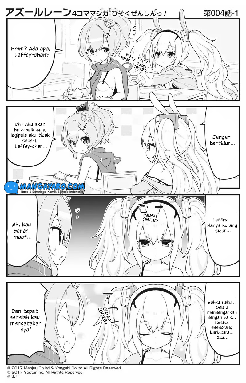 Azur Lane 4-koma: Slow Ahead! Chapter 4