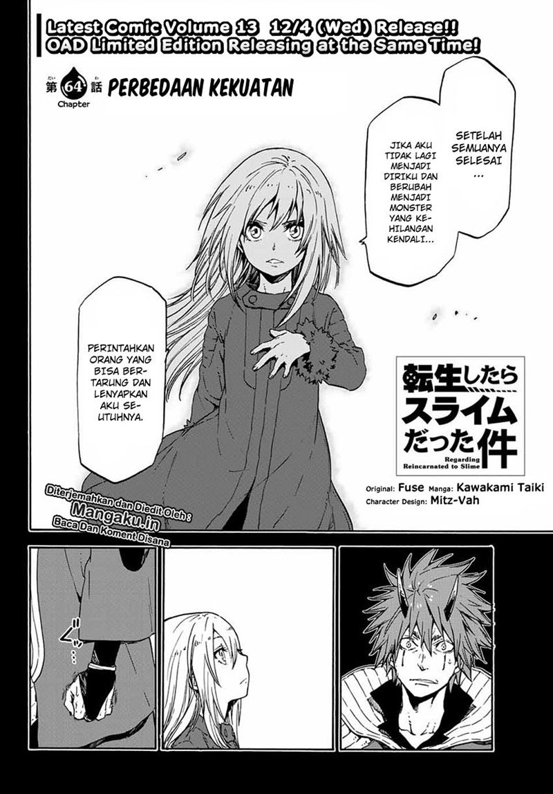 Tensei Shitara Slime Datta Ken Chapter 64