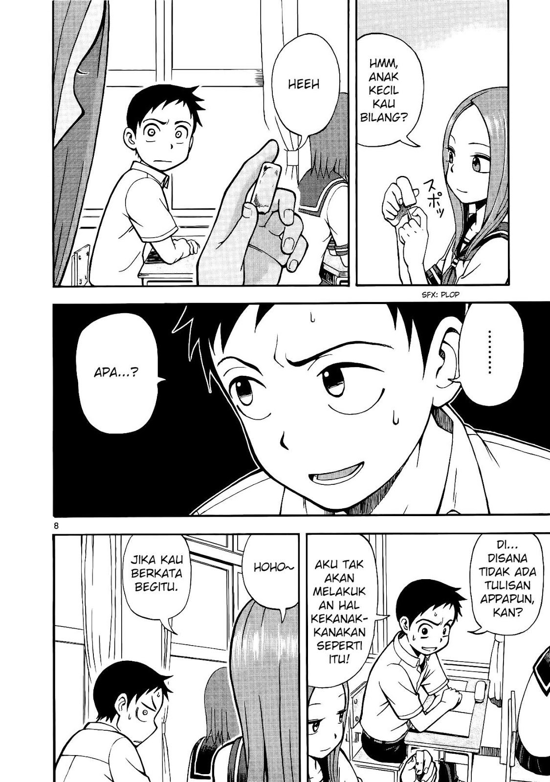 Karakai Jouzu no Takagi-san Chapter 1