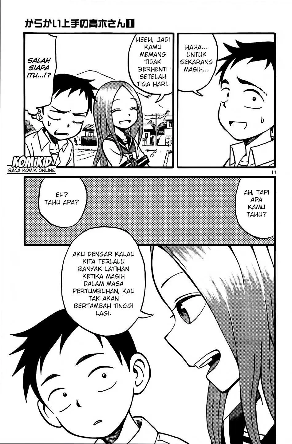 Karakai Jouzu no Takagi-san Chapter 4