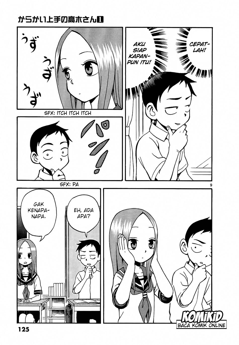 Karakai Jouzu no Takagi-san Chapter 8