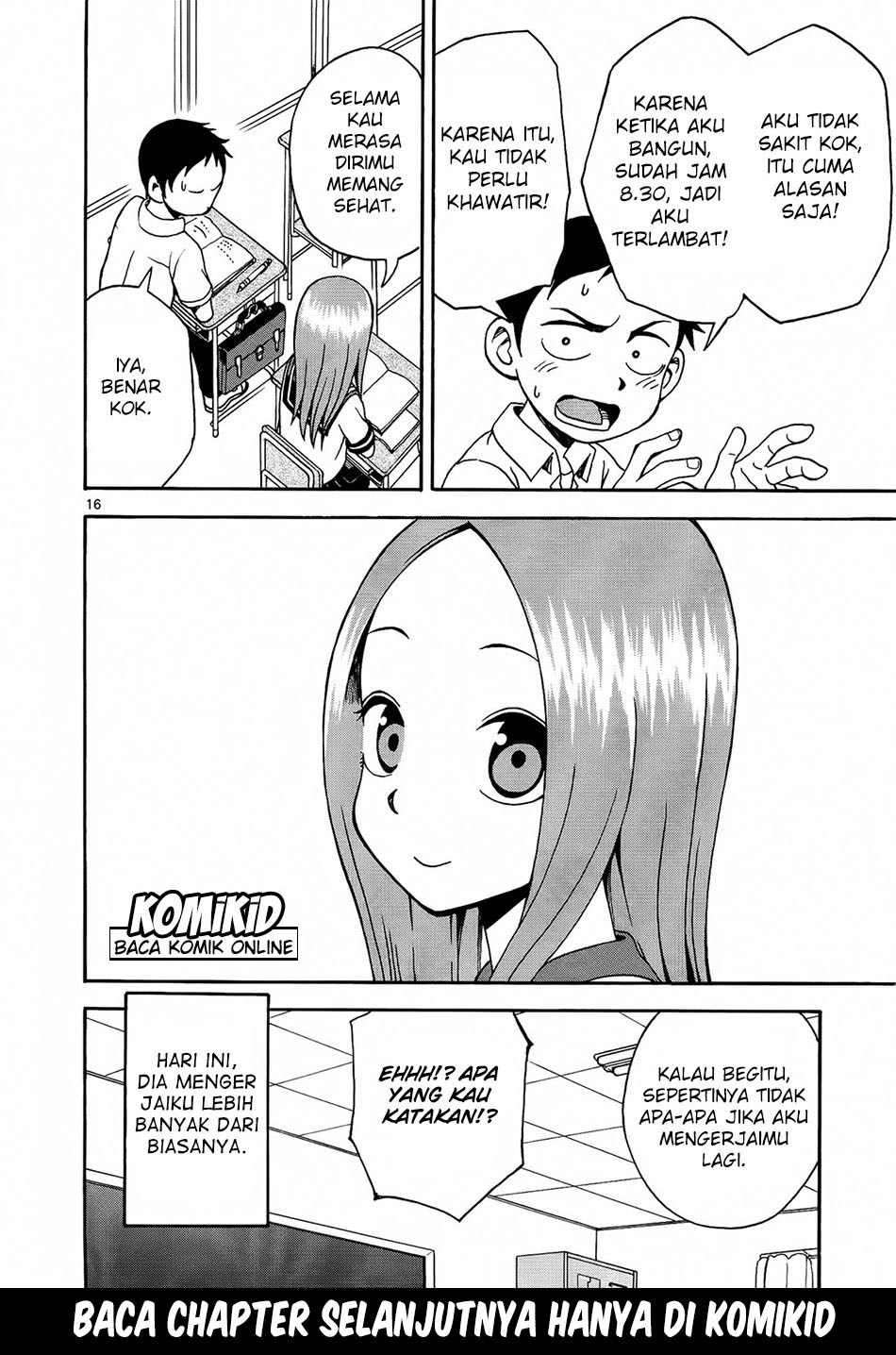 Karakai Jouzu no Takagi-san Chapter 8