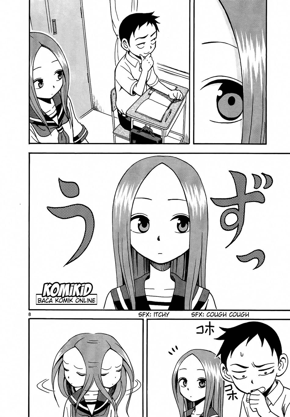 Karakai Jouzu no Takagi-san Chapter 8