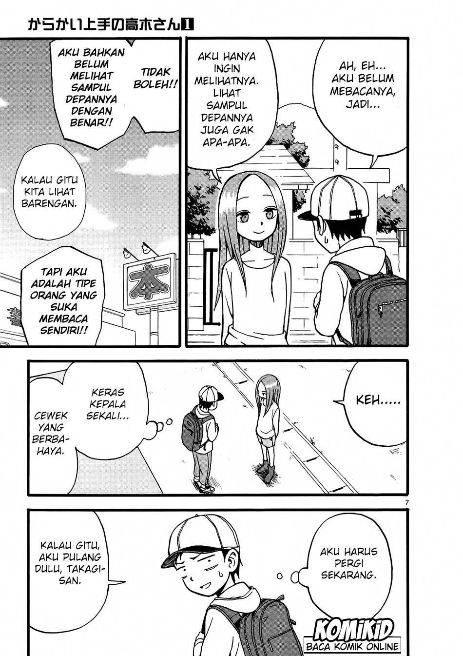 Karakai Jouzu no Takagi-san Chapter 9