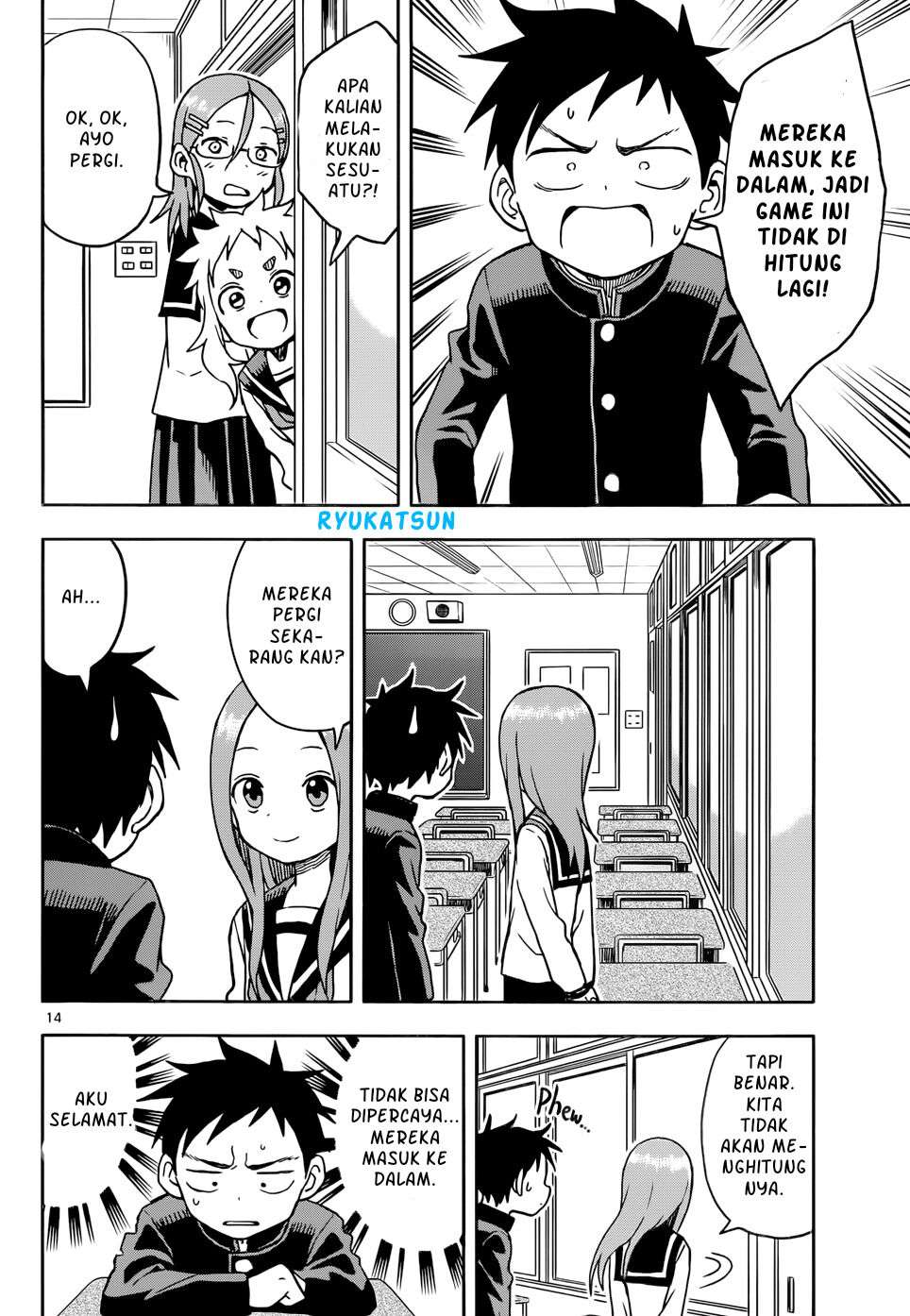 Karakai Jouzu no Takagi-san Chapter 102